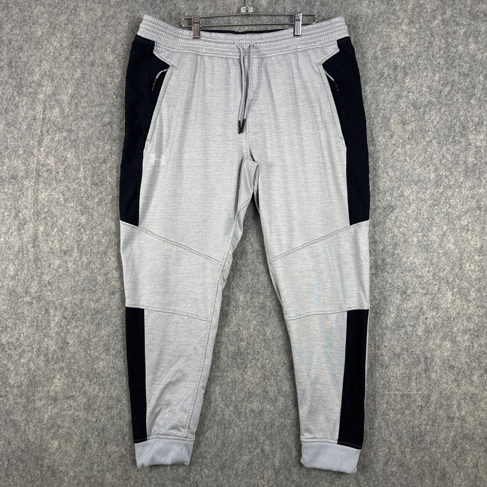 Under Armour Storm1 Fleece Jogger Sweatpants Men XL Cold Gear Gray Athletic